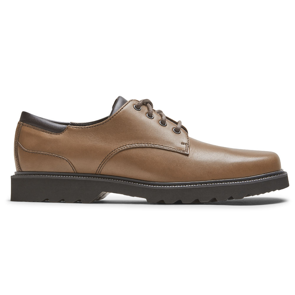 Oxfords Rockport Homem Marrom Escuro - Northfield Waterproof - 45378CUVB